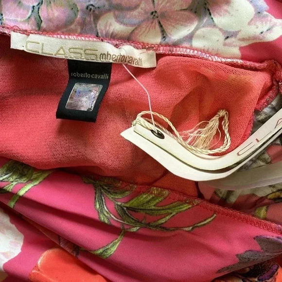 NWT Roberto Cavalli Y2K ruffle floral  skirt - Picture 4 of 6